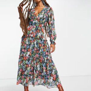 TOPSHOP | Flowy Floral Maxi Dress